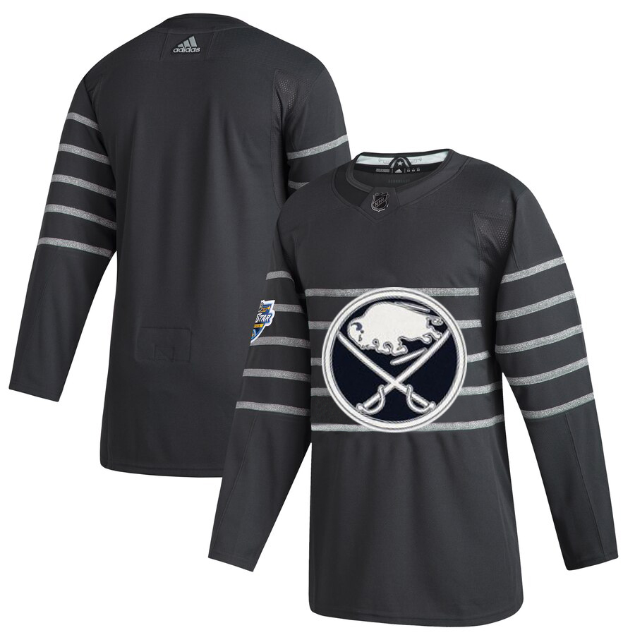 Men Buffalo Sabres Adidas Gray 2020 NHL All Star Game Authentic Jersey->buffalo sabres->NHL Jersey